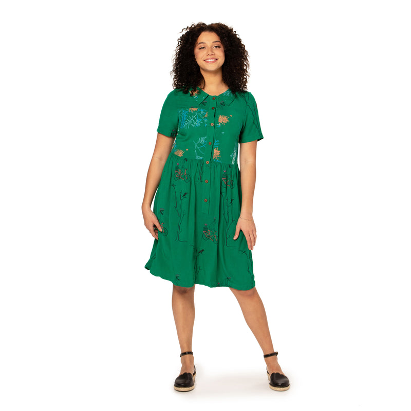 Tailored Collared Dress - bamboo and organic cotton