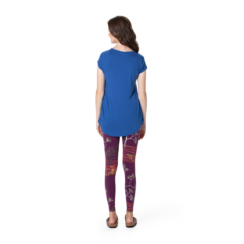 Round neck longer tee