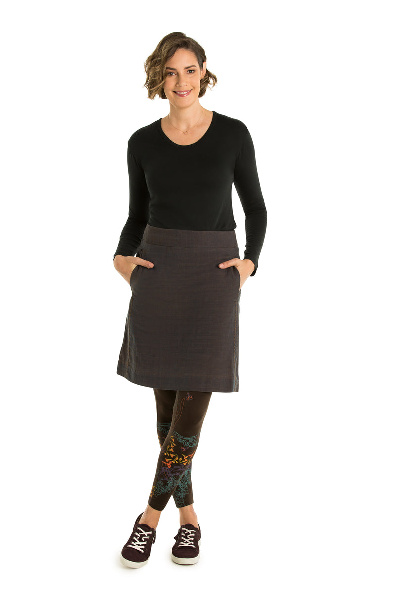 Hand Stitched A-line Skirt