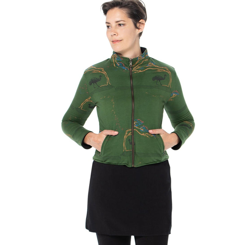 Reversible Bamboo Fleece Jacket - Shorter