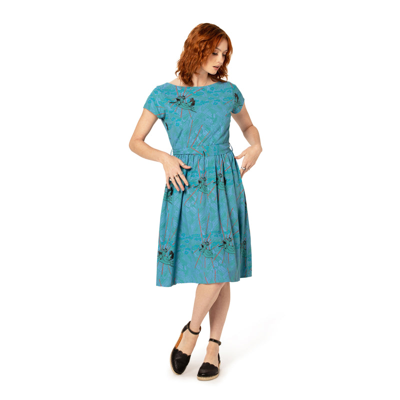 Printed Audrey Dress