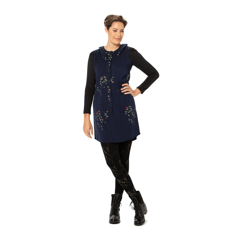 Collared Shift Dress - Woven bamboo