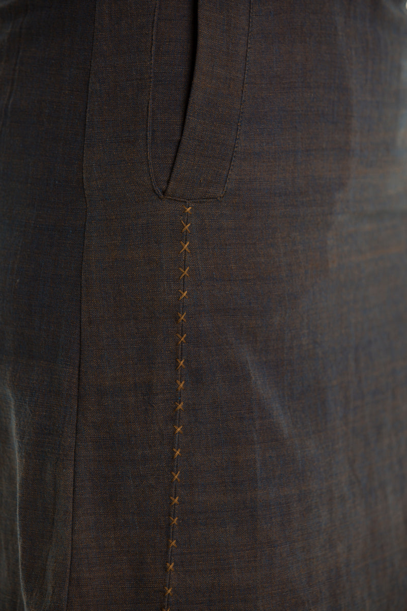 Hand Stitched A-line Skirt