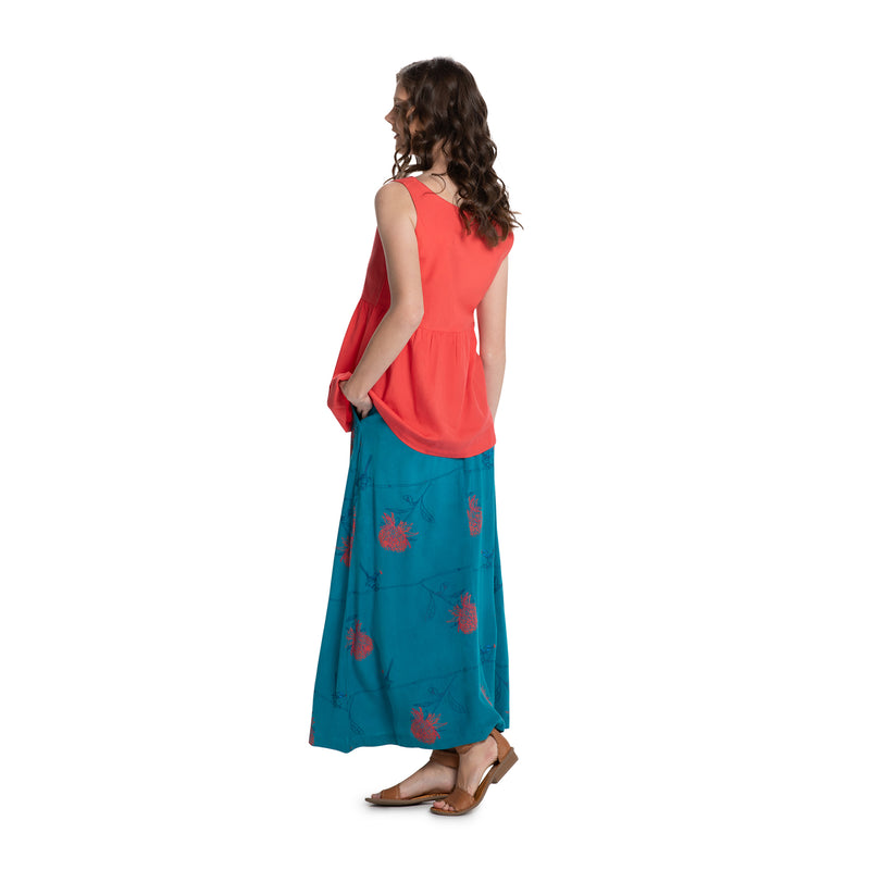 Woven bamboo singlet - Reversible neckline