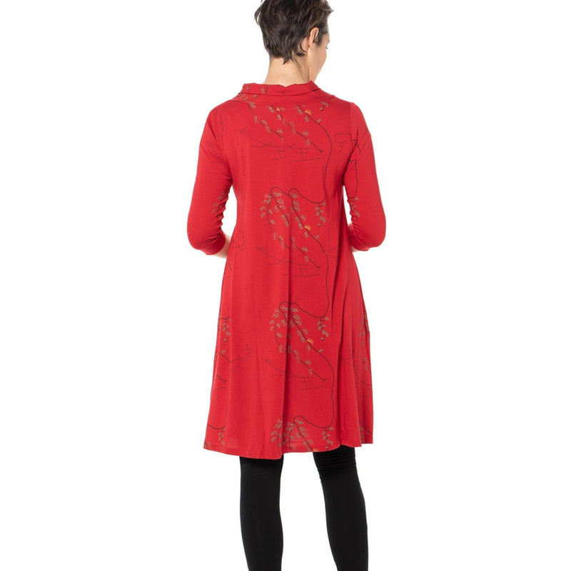 V-Neck Swing Dress - Printed Sale