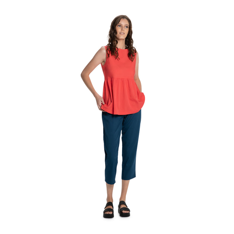 Woven bamboo singlet - Reversible neckline