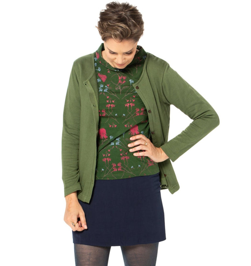 Bamboo Cardigan - Fleece