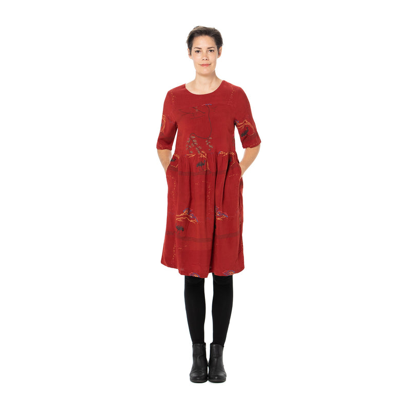 Panelled Dress - bamboo and organic cotton