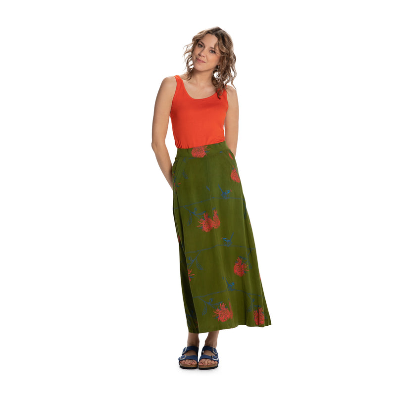 Full A-line Skirt, Printed
