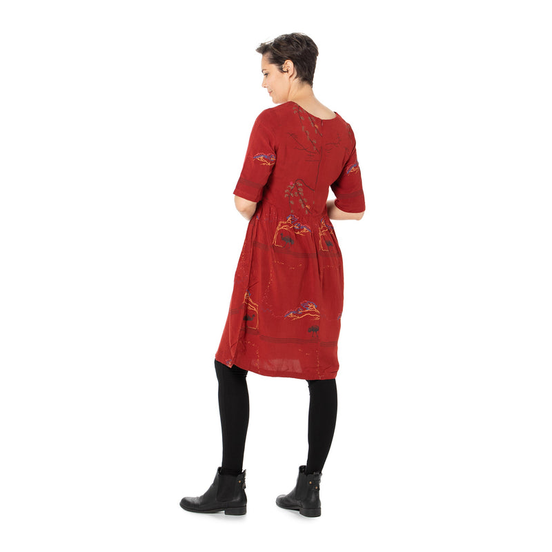 Panelled Dress - bamboo and organic cotton