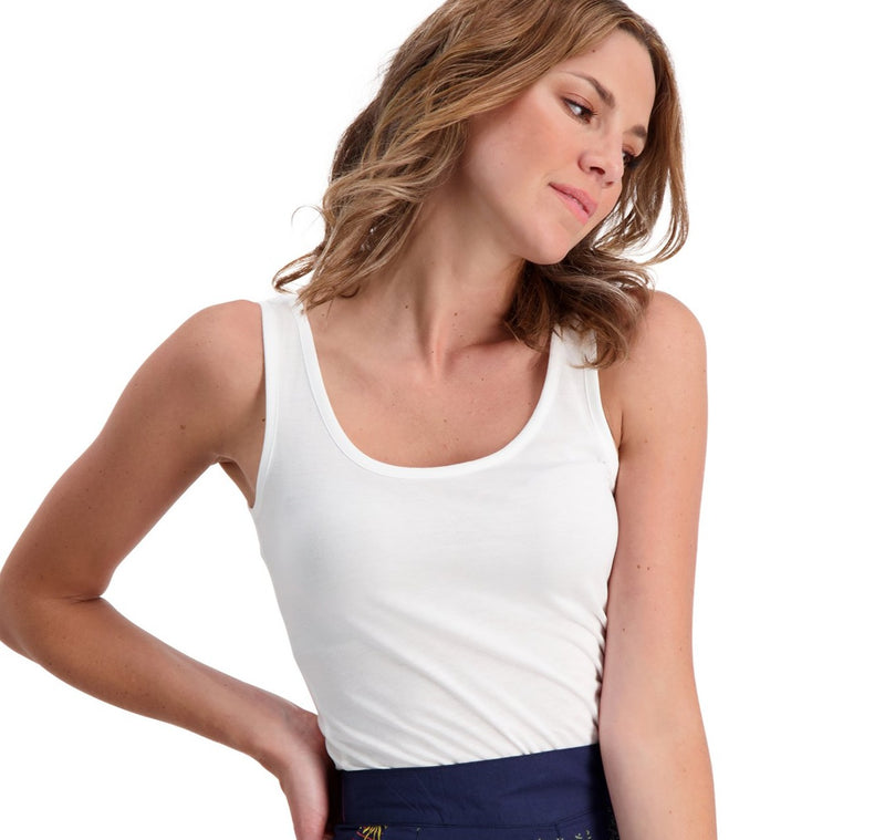 Wide Strap Singlet - Plain