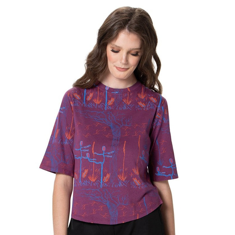 Printed Longer Sleeved Tee
