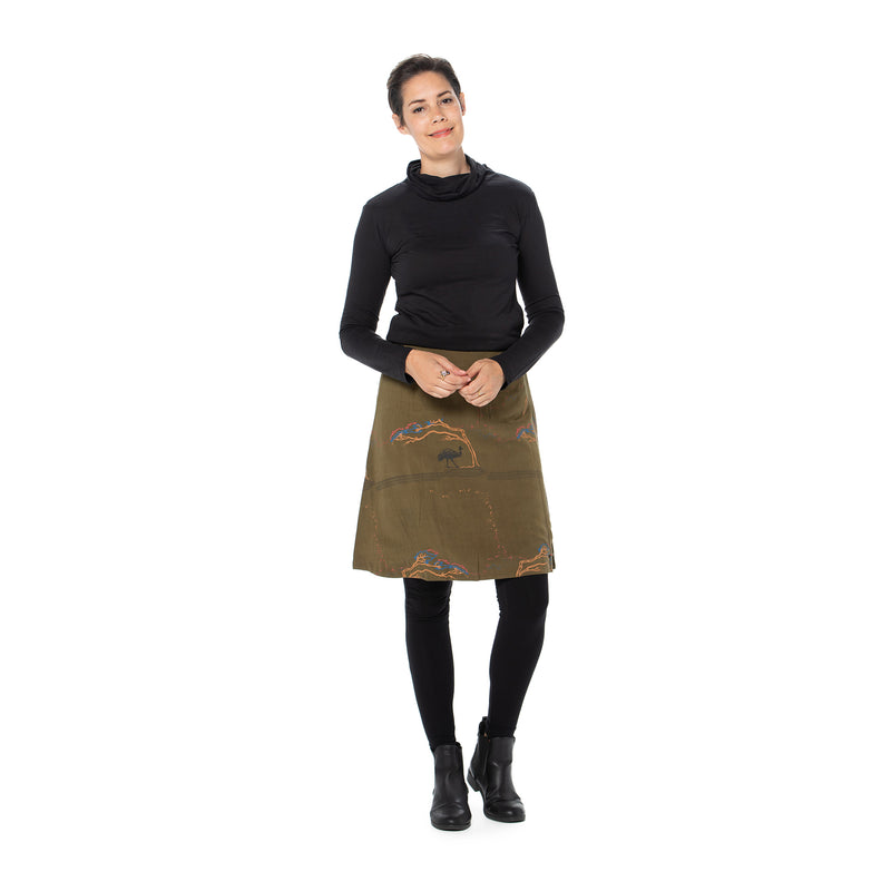 A Line skirt - Reversible