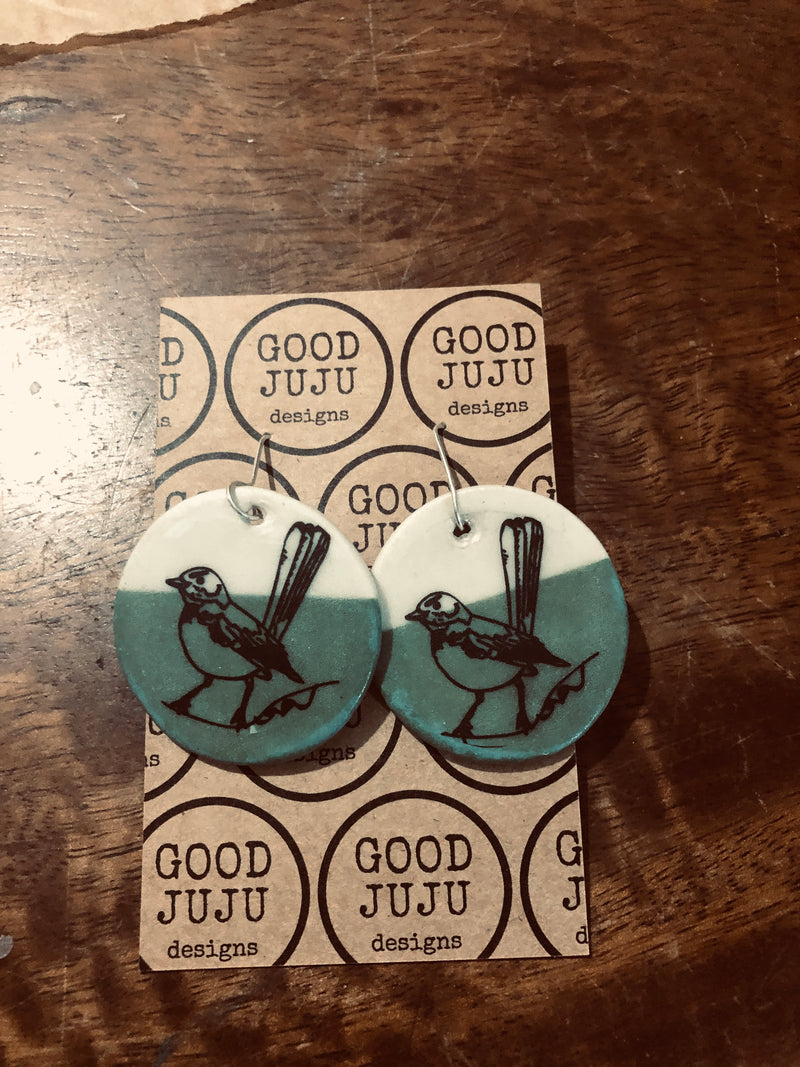 Handmade Ceramic Earrings