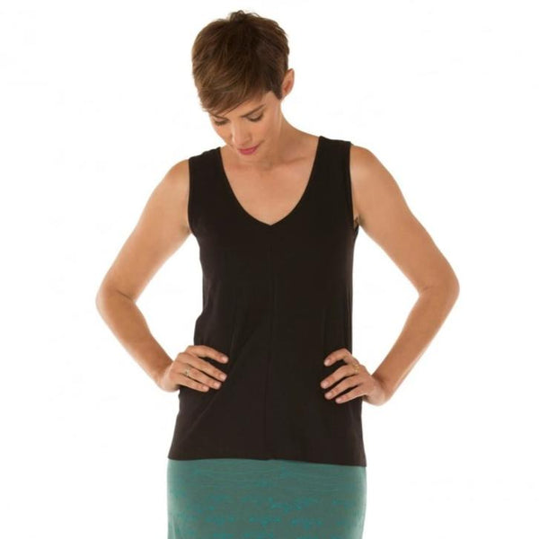 Long Vneck Singlet