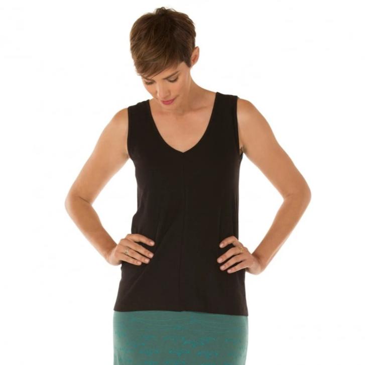 Long Vneck Singlet