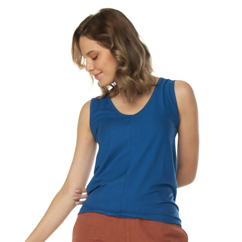 Long Vneck Singlet